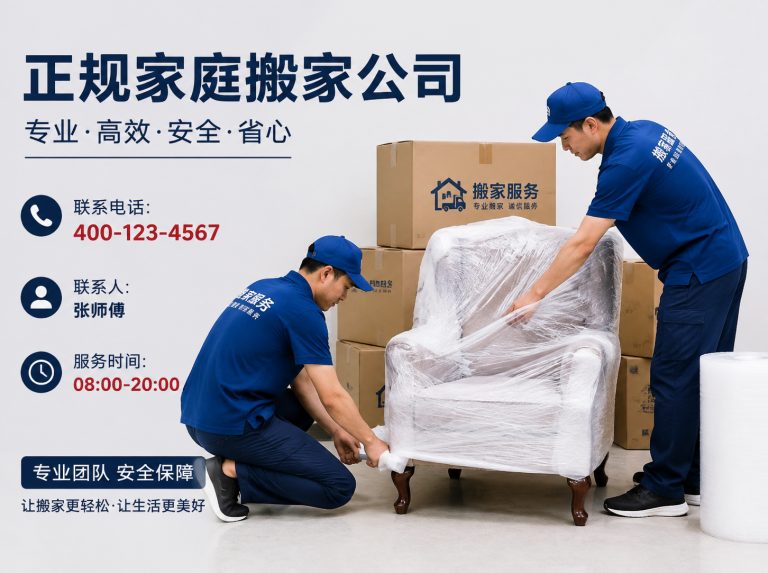 宁阳县正规家庭搬家服务